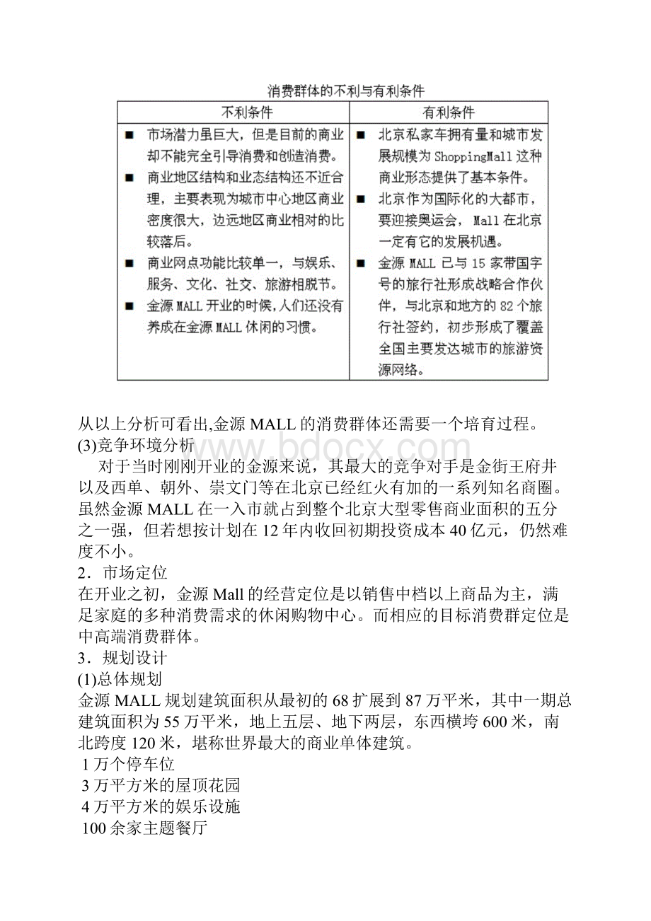 北京金源Mall购物中心调研分析.docx_第3页