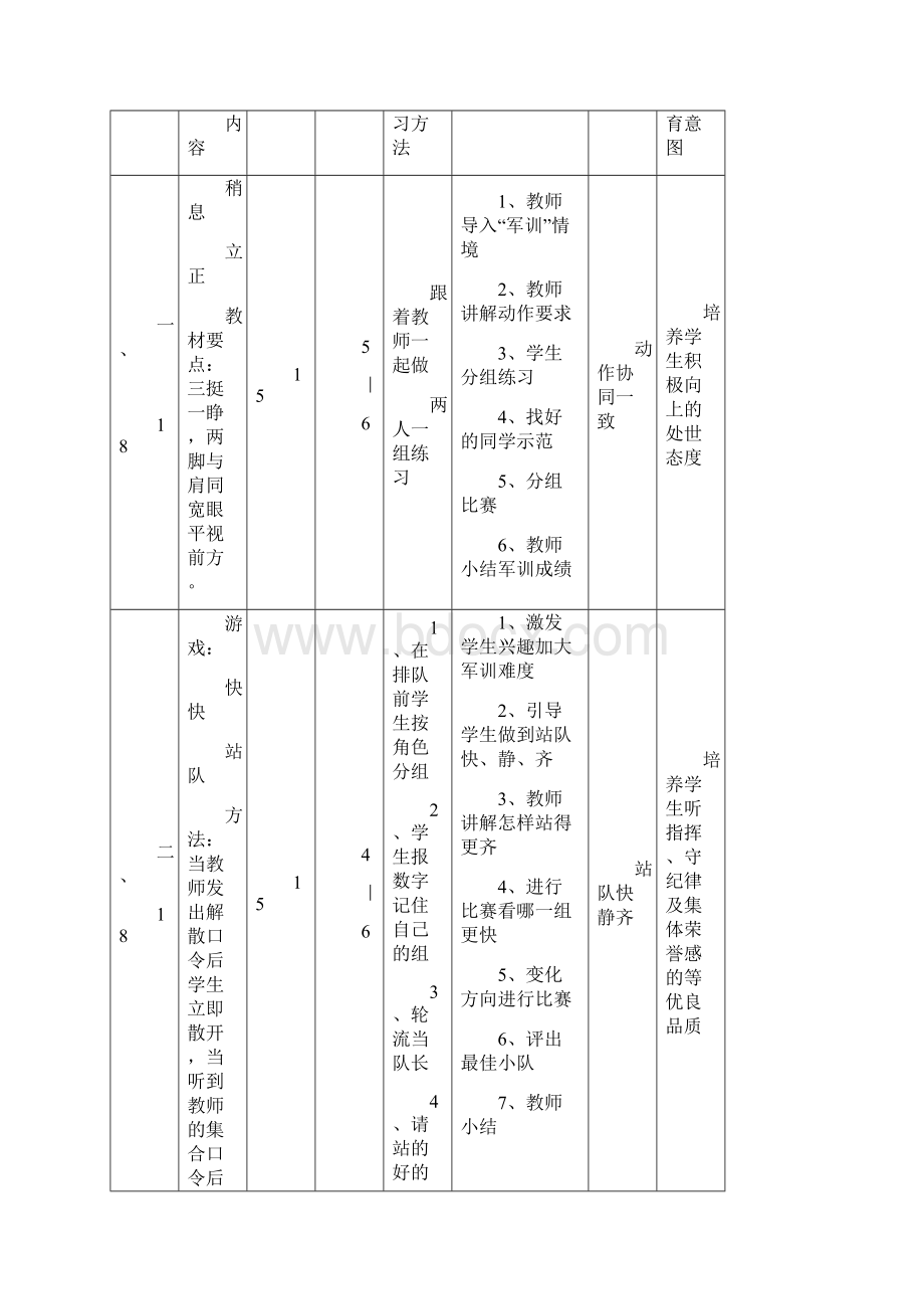 一年级下体育课教案.docx_第3页