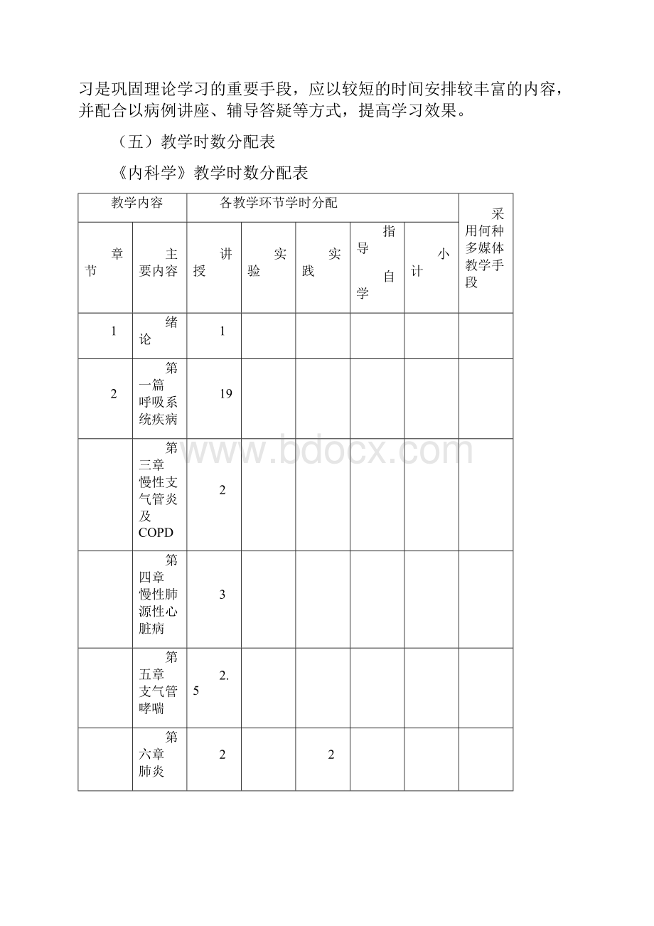 内科学教学大纲版.docx_第3页