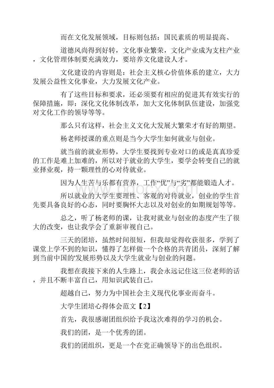 大学生团培心得体会范文.docx_第2页