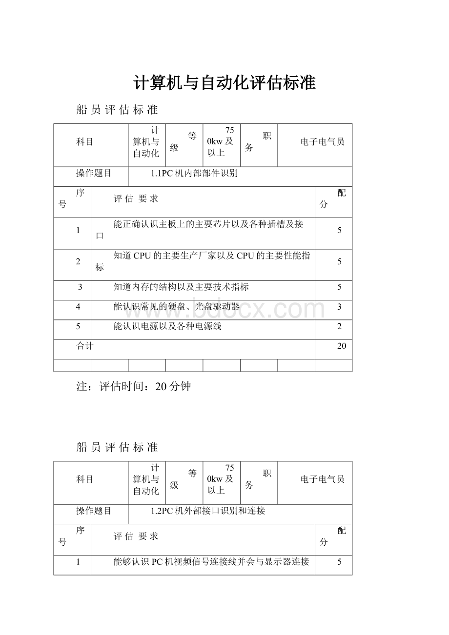 计算机与自动化评估标准.docx