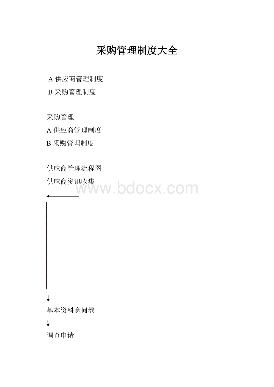 采购管理制度大全.docx_第1页