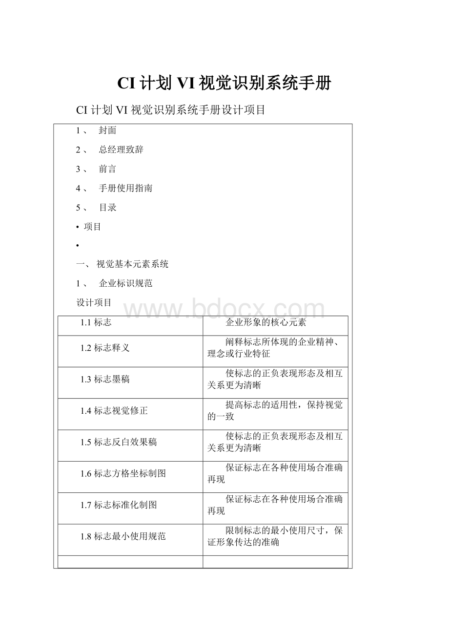 CI计划VI视觉识别系统手册.docx_第1页