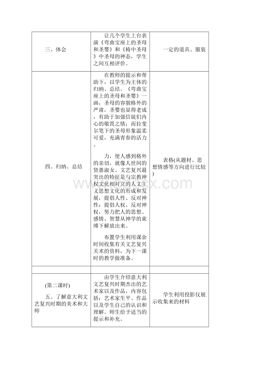 湘教版初中美术九年级下册全册教案.docx_第3页