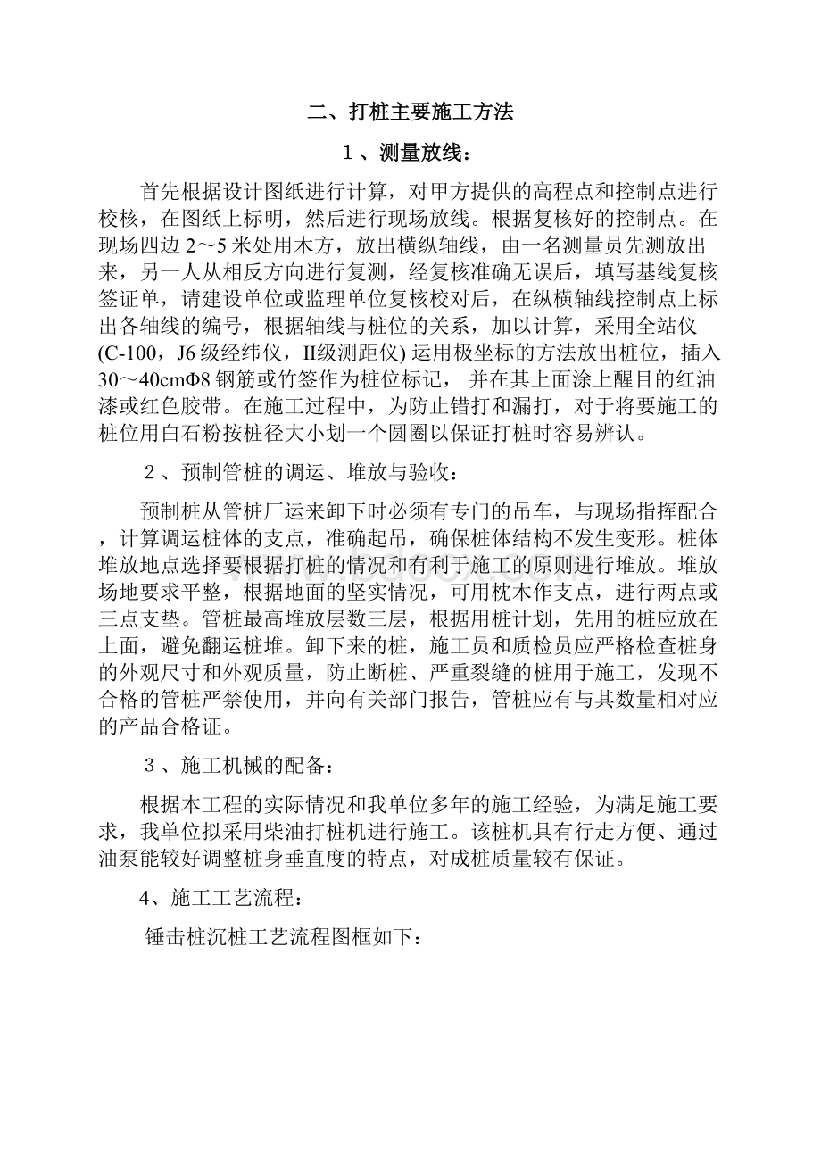 锤击预应力管桩基础施工方案.docx_第3页