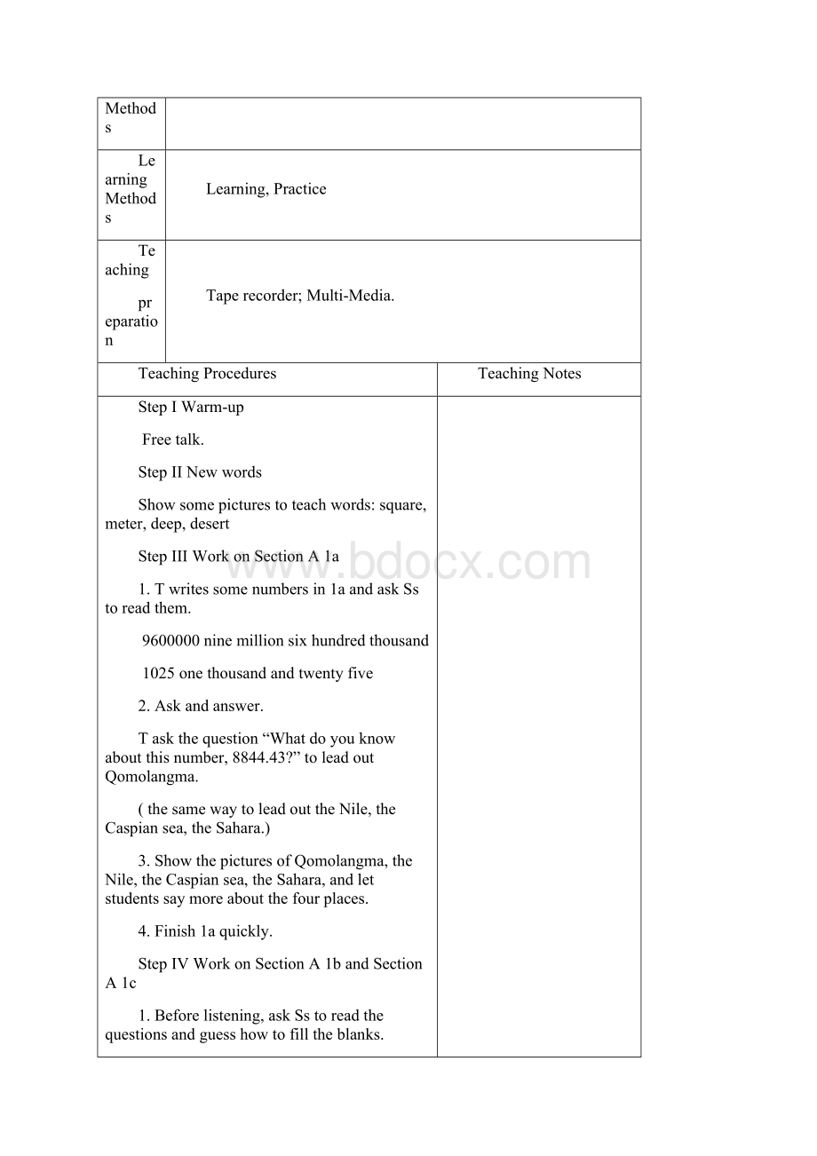 人教新目标八年级英语下册第7单元教案教学设计.docx_第2页