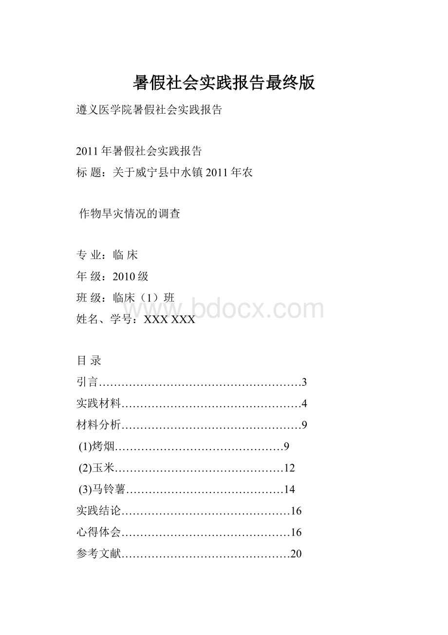 暑假社会实践报告最终版.docx_第1页