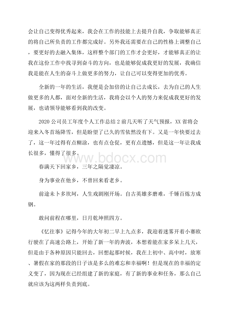 公司员工年度个人工作总结.docx_第2页