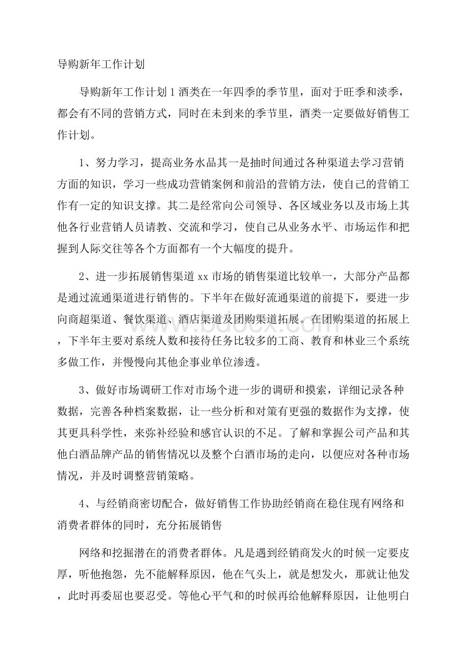 导购新年工作计划.docx