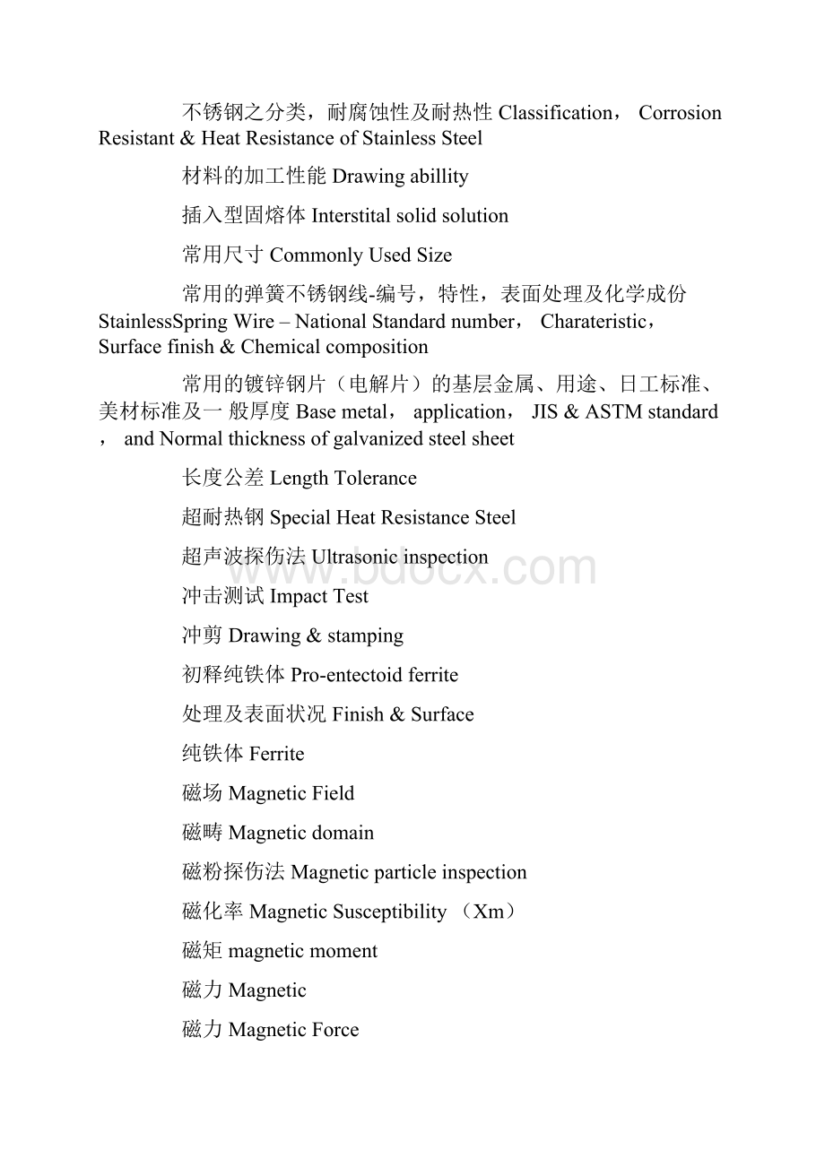 金属材料及热处理工艺常用基础英语词汇翻译对照.docx_第3页