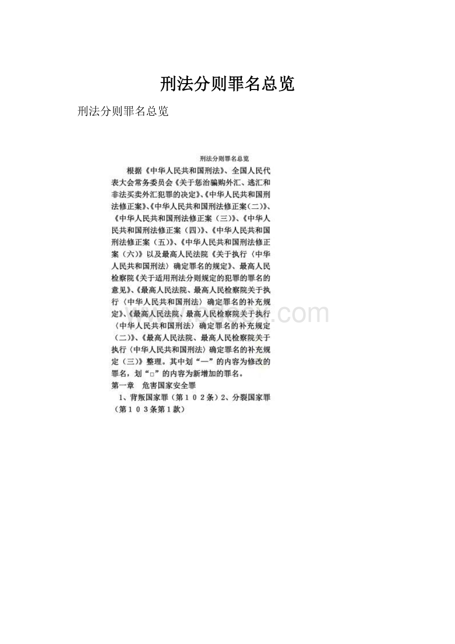 刑法分则罪名总览.docx