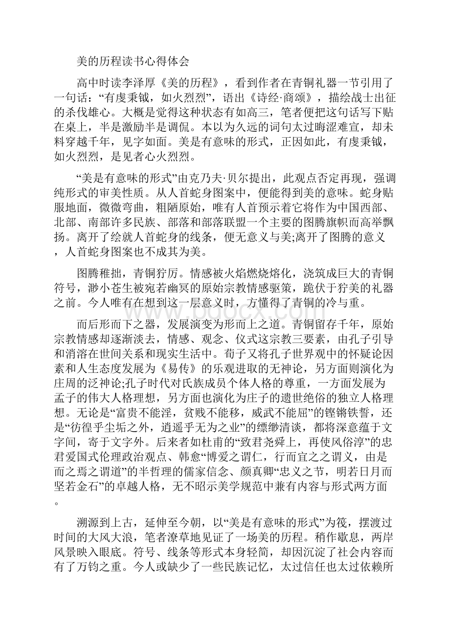 美的历程读书心得体会.docx_第2页