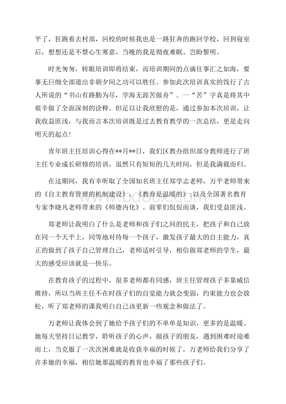 青年班主任培训心得5篇.docx_第2页