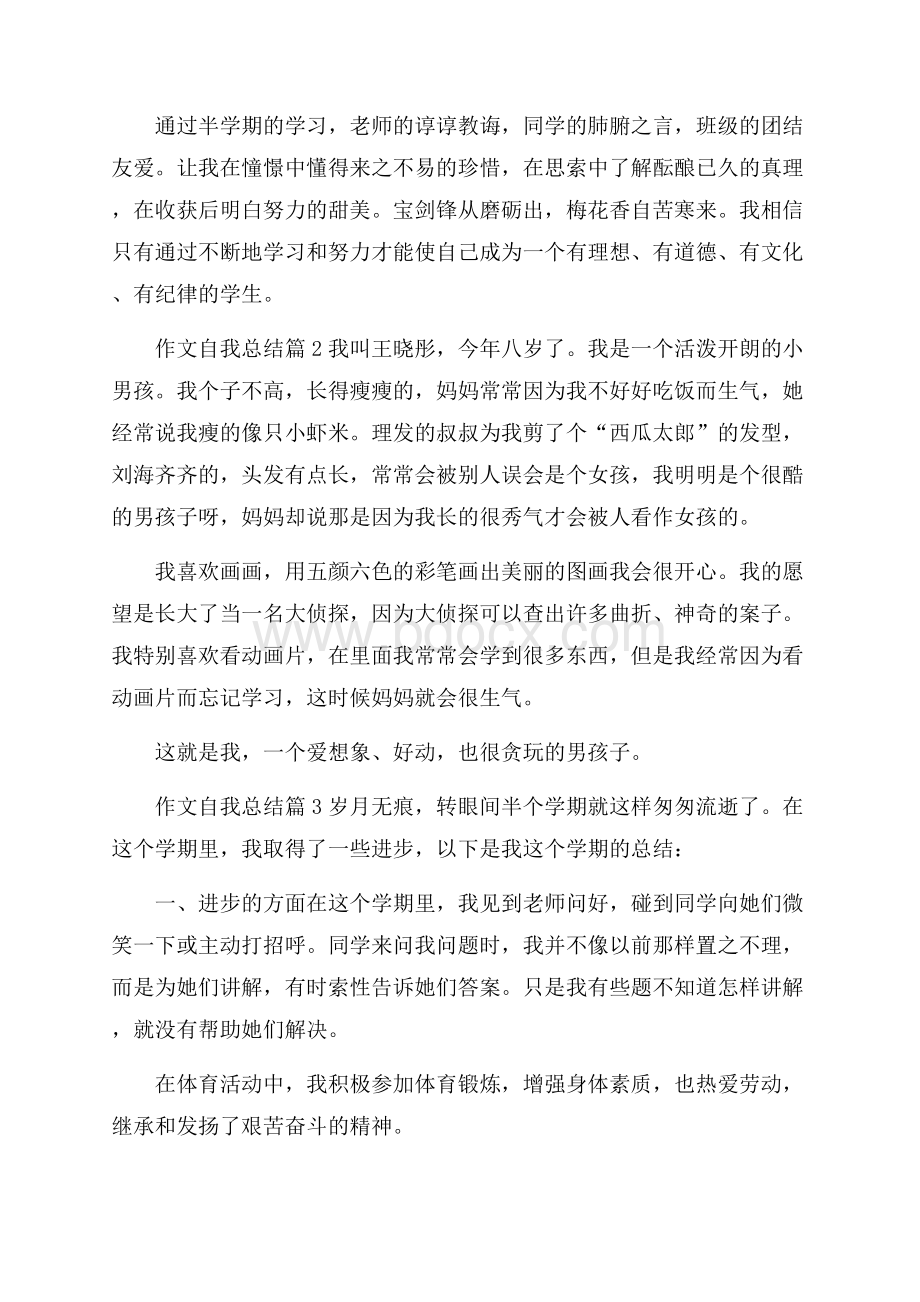 作文自我总结合集6篇.docx_第2页