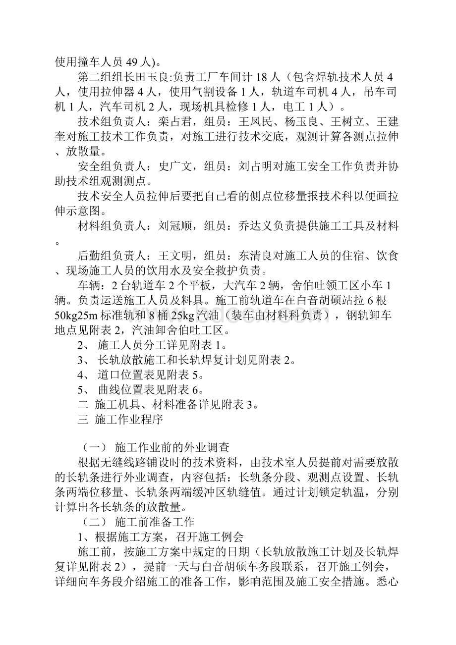 长轨放散施工作业指导书标准版本.docx_第2页