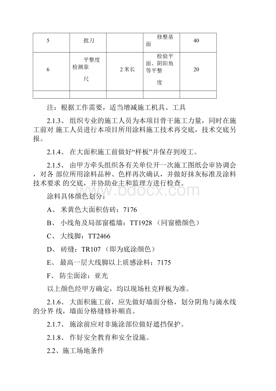 外墙涂料工程施工方案.docx_第3页