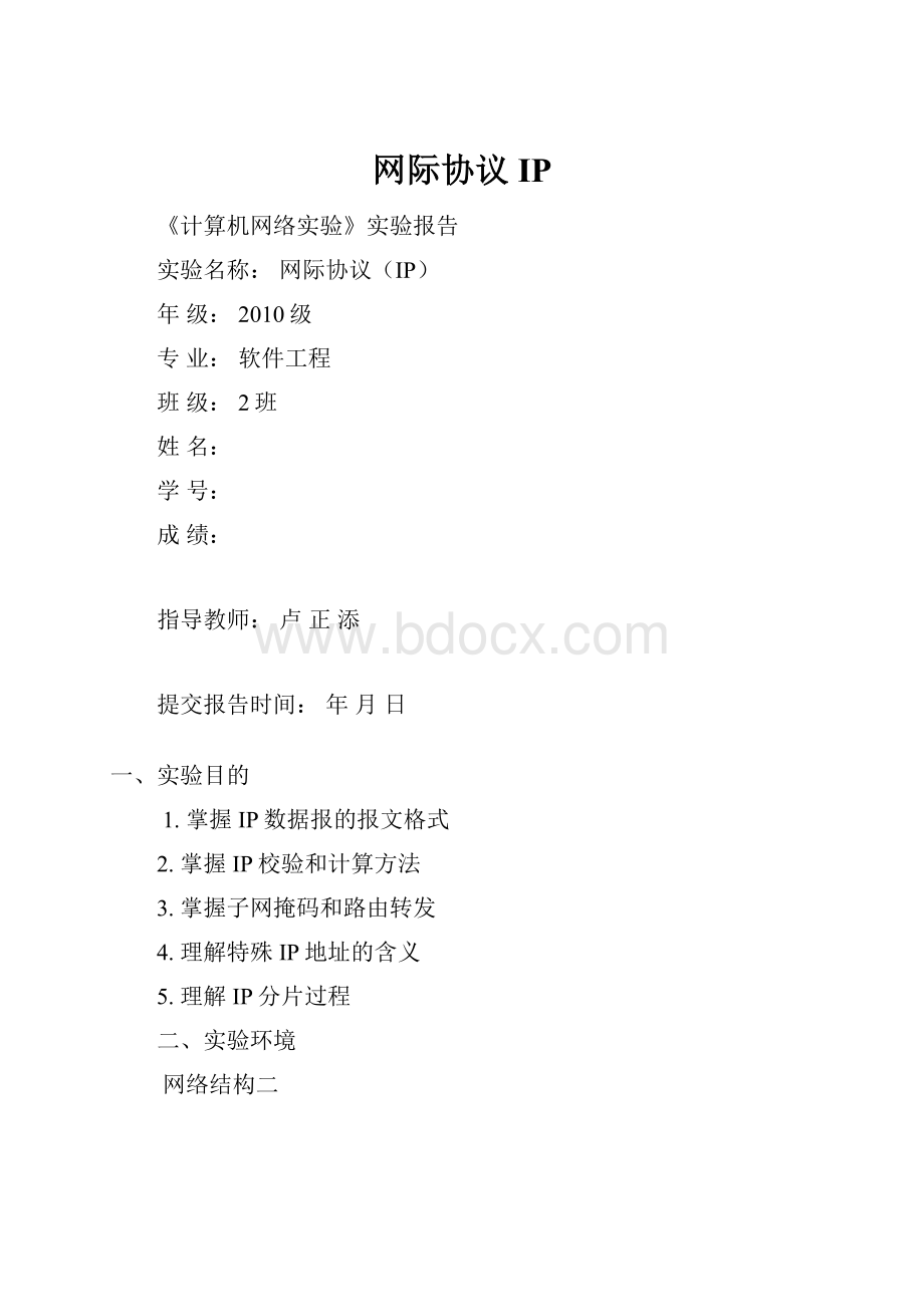 网际协议IP.docx