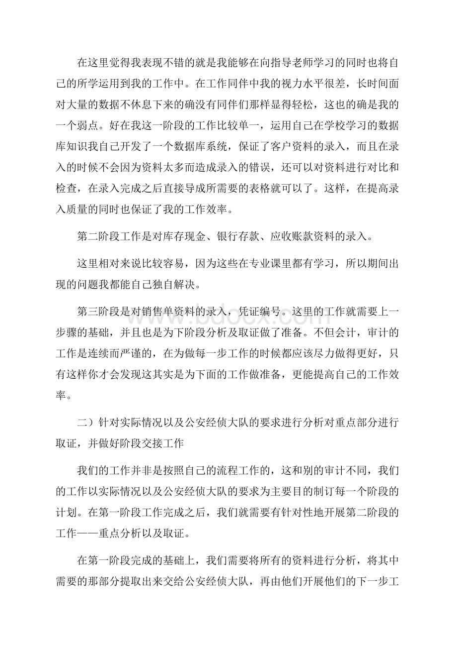 审计助理实习生自我鉴定.docx_第3页