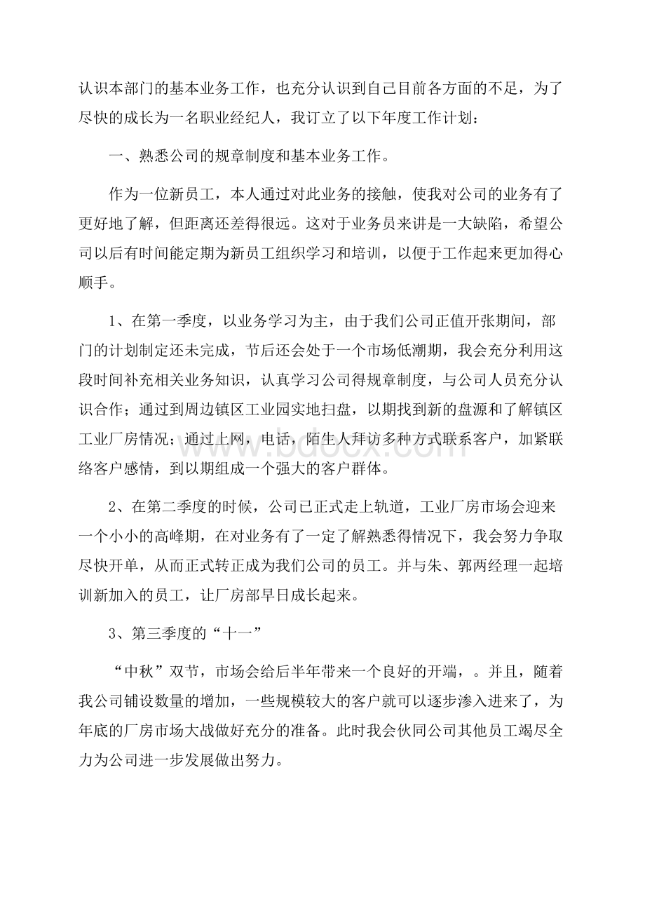 精品公司年度工作计划汇编八篇.docx_第3页