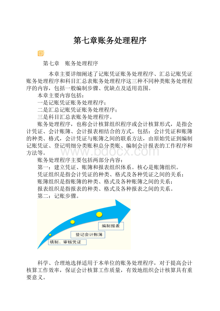 第七章账务处理程序.docx_第1页