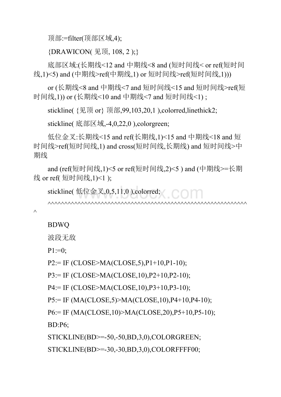 益盟操盘手经典指标源码及利用方式.docx_第3页