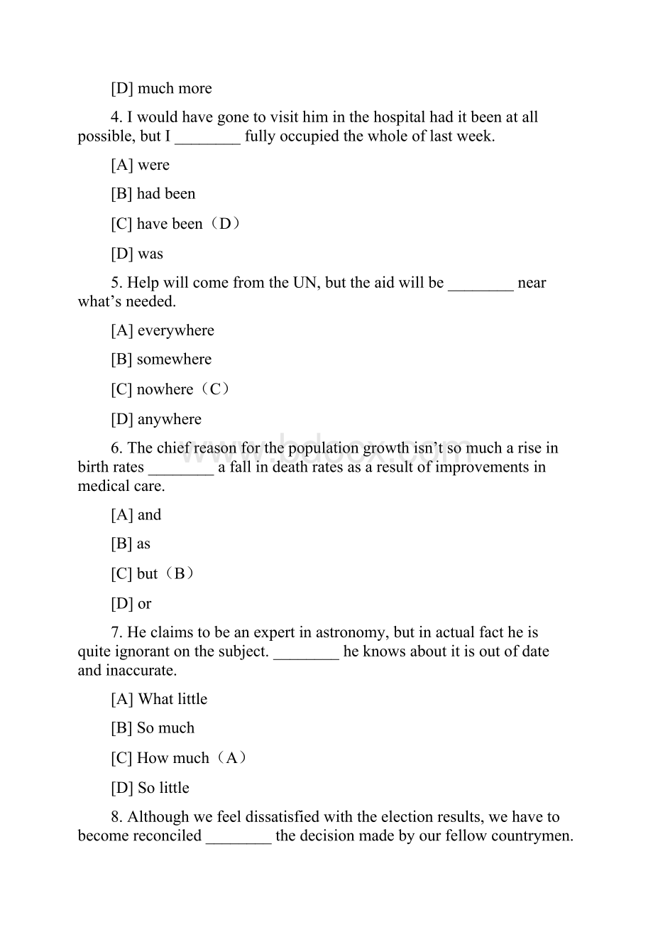 1997年全国硕士研究生入学统一考试英语试题.docx_第2页