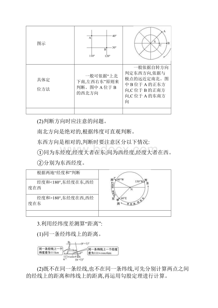 版高考地理大一轮复习第一单元从宇宙看地球11地球与地图练习鲁教版.docx_第3页