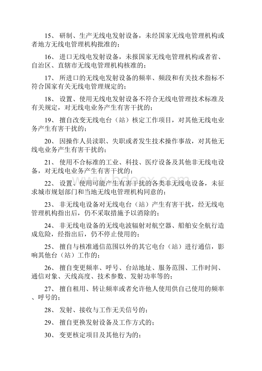 第六章 无线电管理行政处罚.docx_第3页