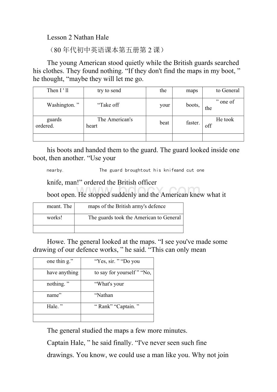 80年代初中英语课本第五册课文.docx_第2页