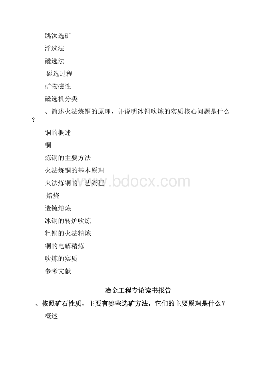 东北大学冶金工程专论试题及答案.docx_第2页