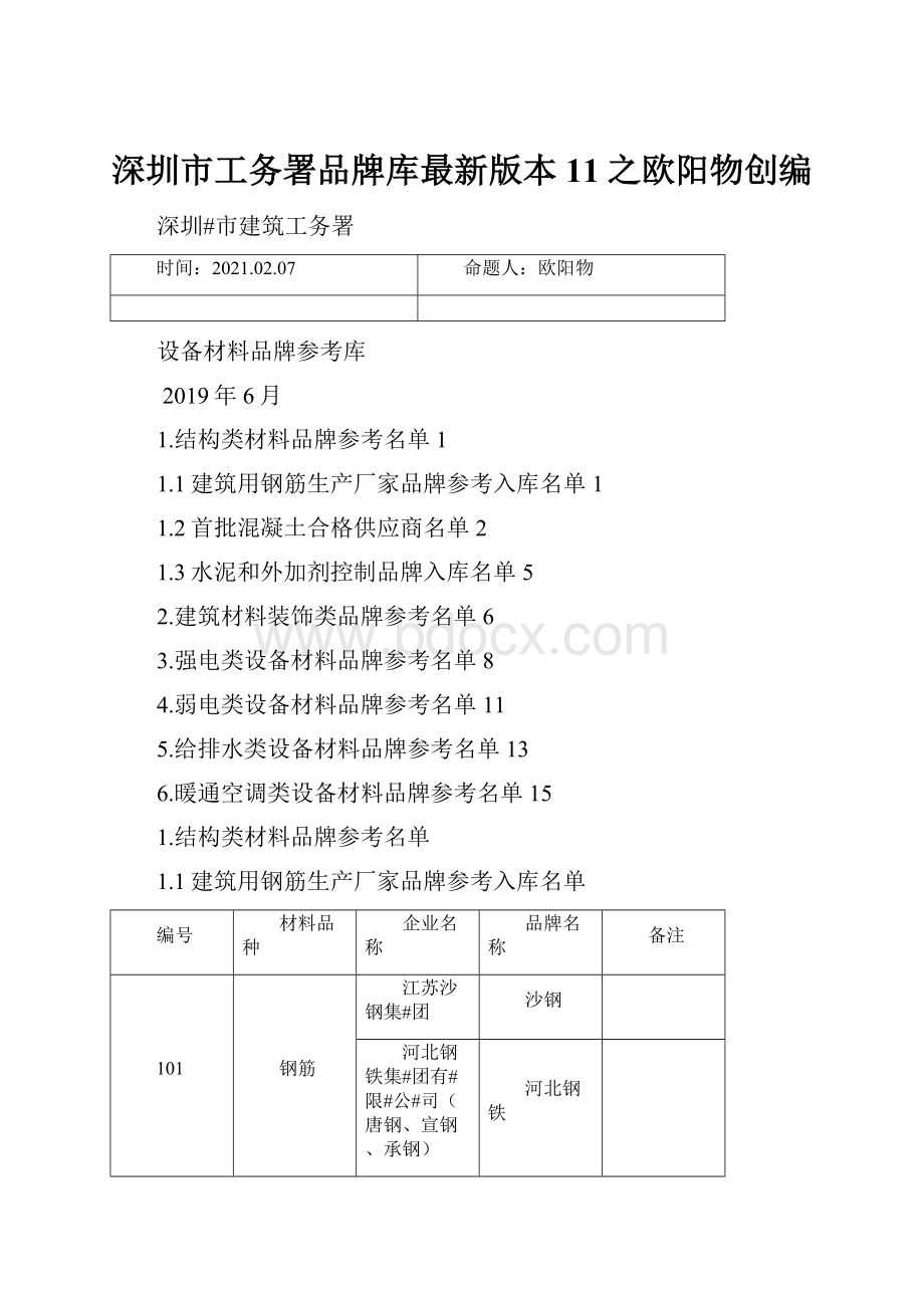 深圳市工务署品牌库最新版本11之欧阳物创编.docx_第1页