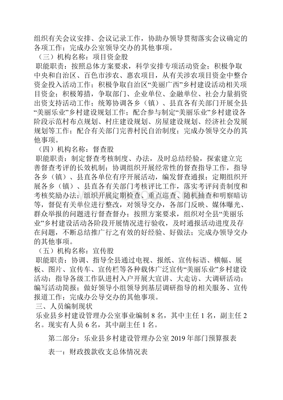 乐业县乡村建设管理办公室部门预算.docx_第3页