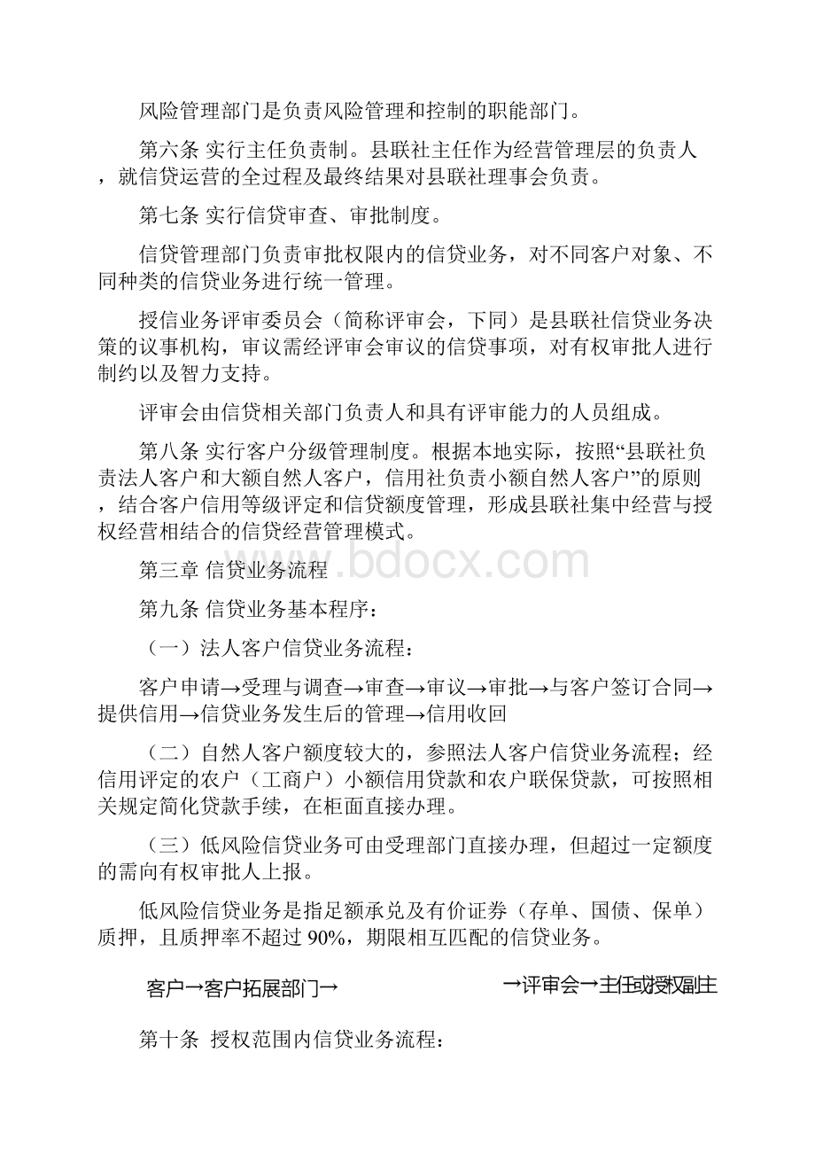 县级联社信贷业务管理基本规程.docx_第2页