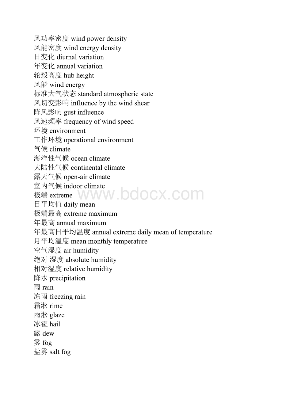 风力发电相关专业英语中文对照.docx_第3页