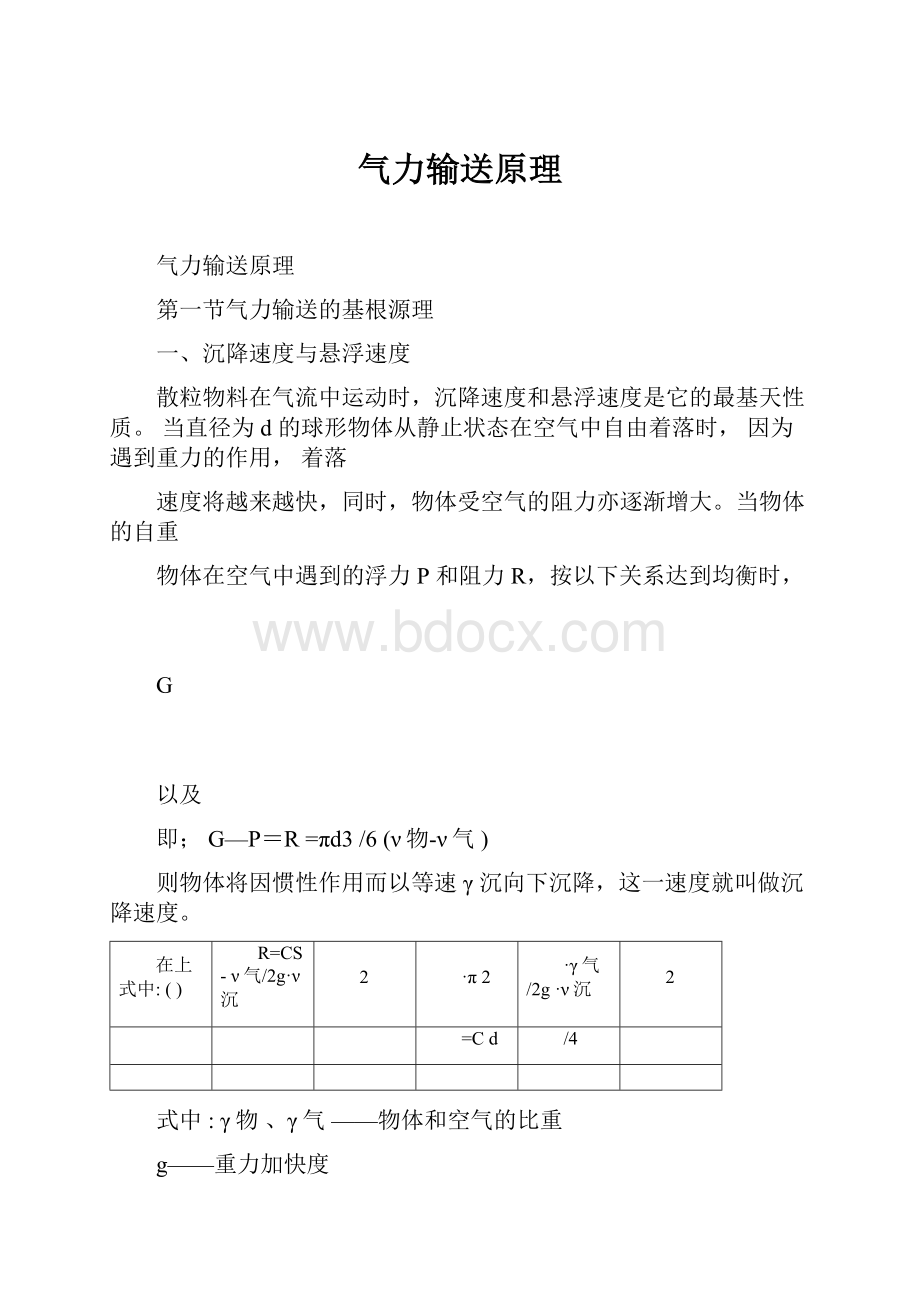 气力输送原理.docx