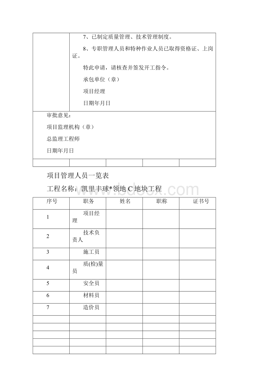 开工报审表及所附资料.docx_第3页