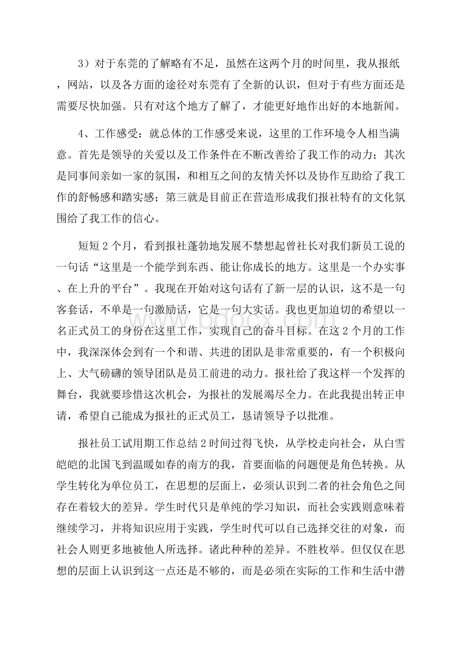 报社员工试用期工作总结试用期工作总结.docx_第2页