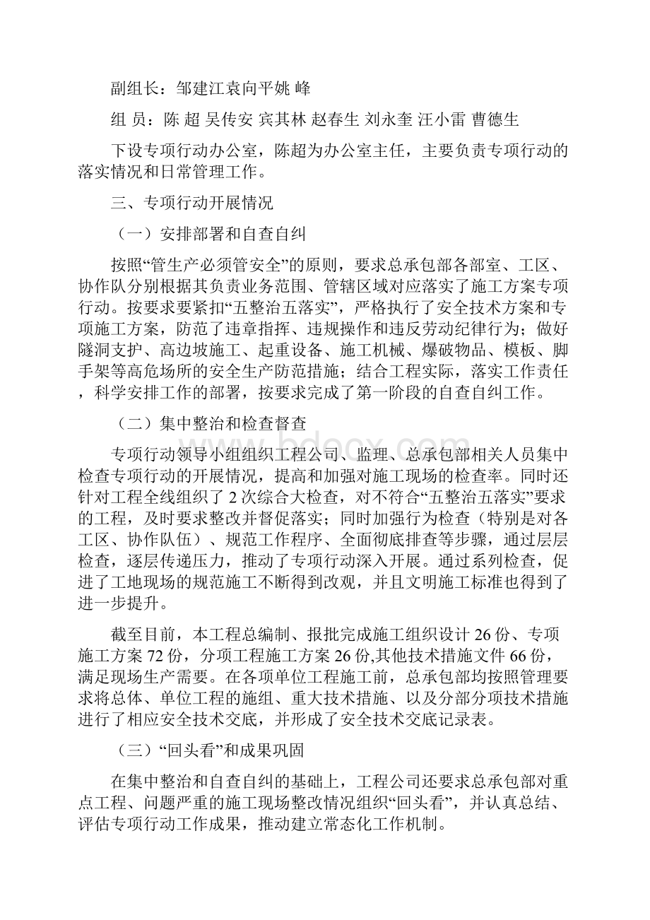 泸州项目落实施工专业技术方案专项行动自查报告.docx_第2页