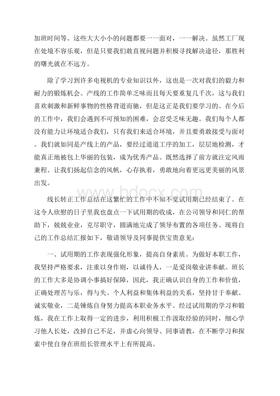 线长转正工作总结.docx_第2页