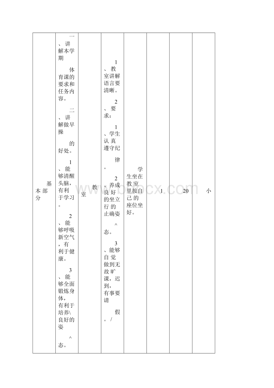 小学一年级体育课教案.docx_第2页