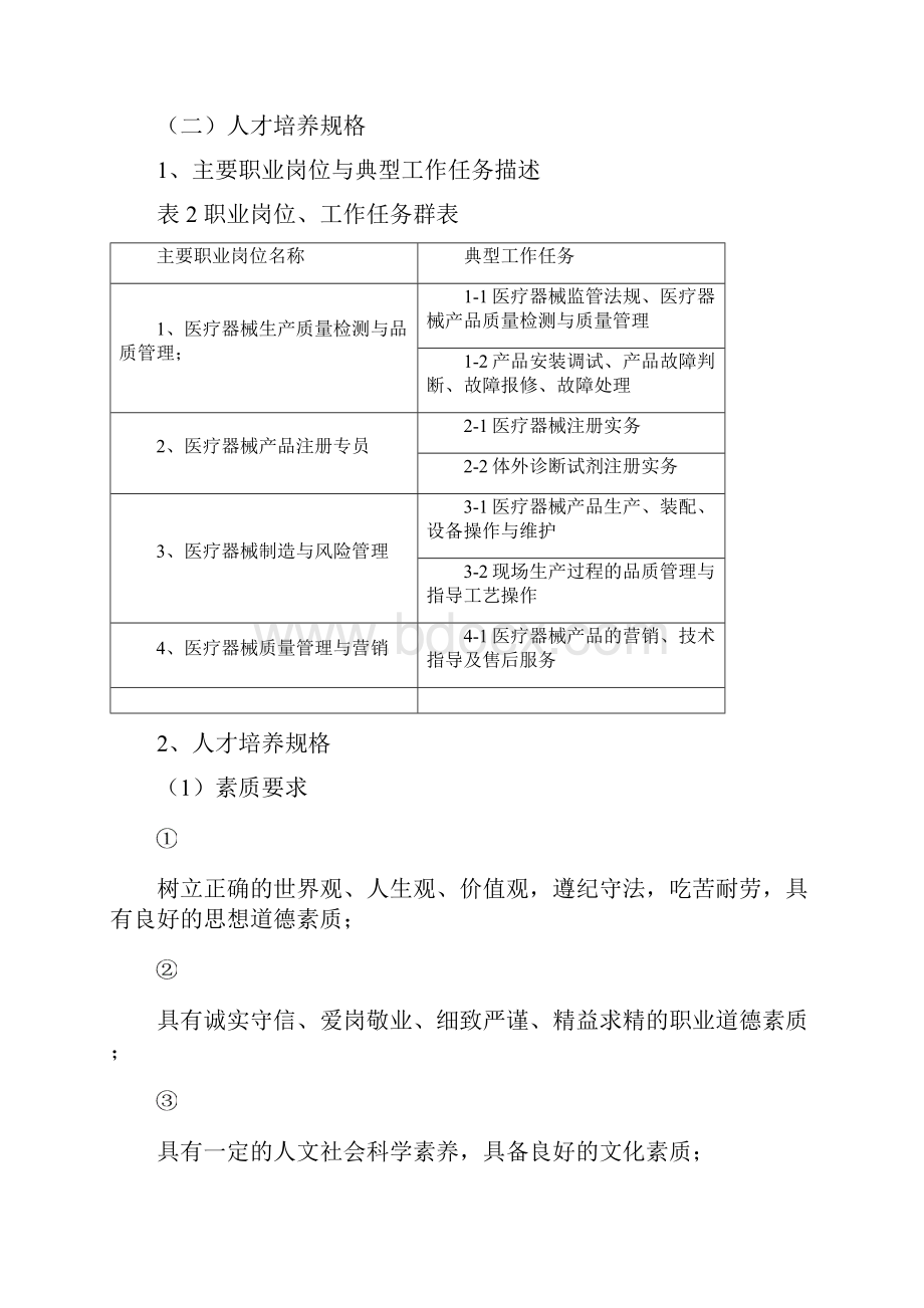 医疗器械维护与管理专业.docx_第3页