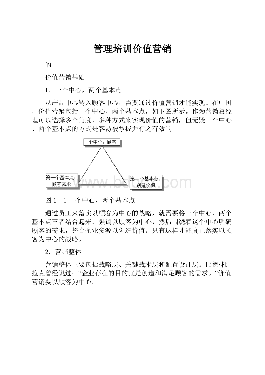 管理培训价值营销.docx