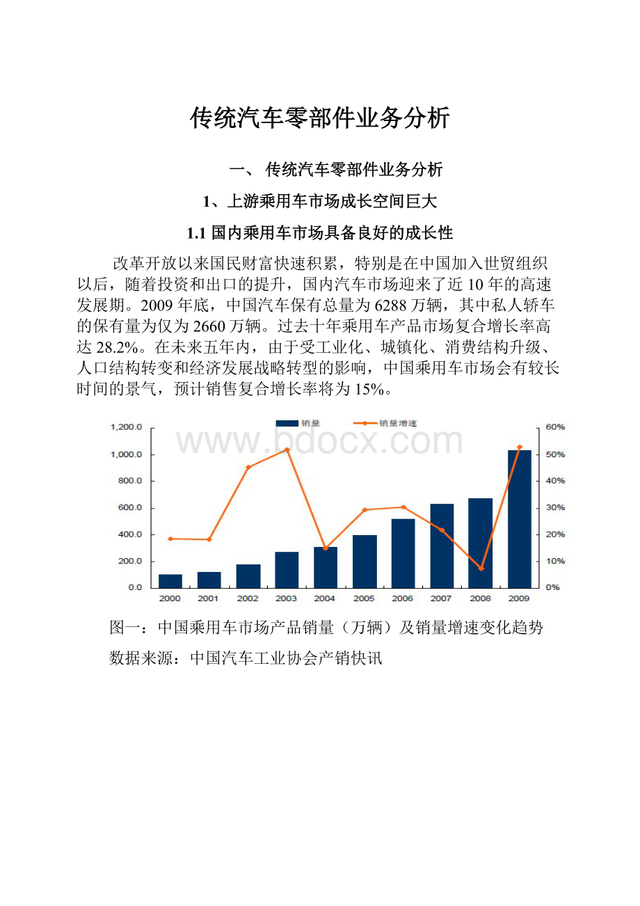 传统汽车零部件业务分析.docx_第1页