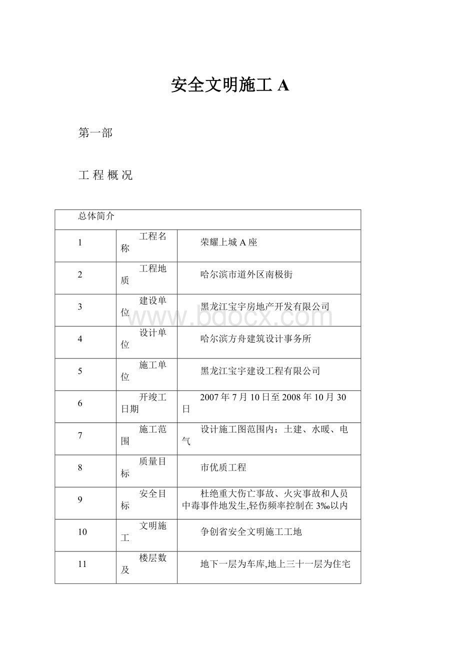 安全文明施工A.docx_第1页