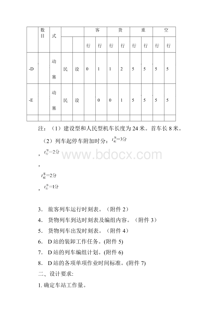 区段站工作组织课程设计A.docx_第3页