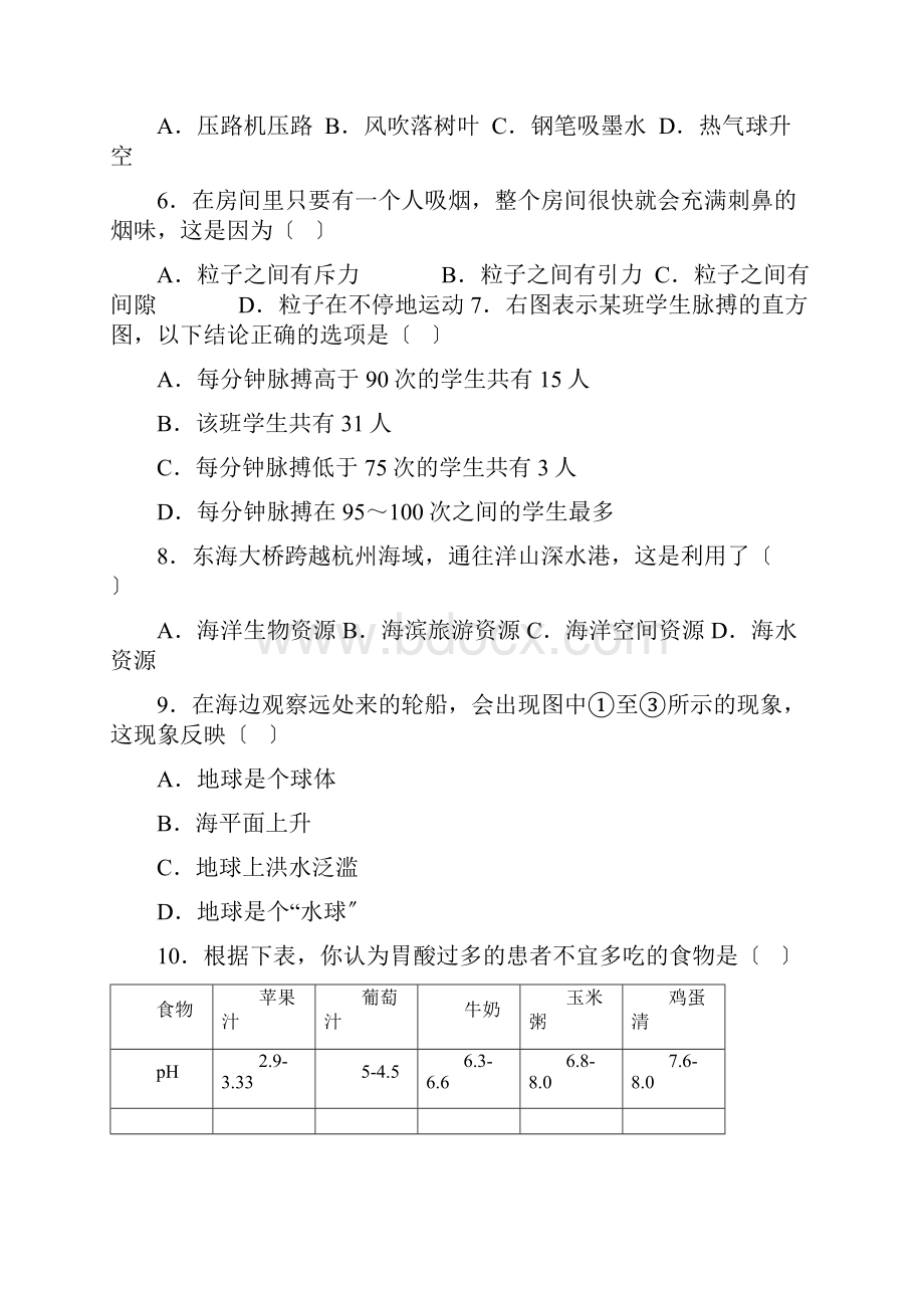 最新上海市初中学生学业考试.docx_第2页