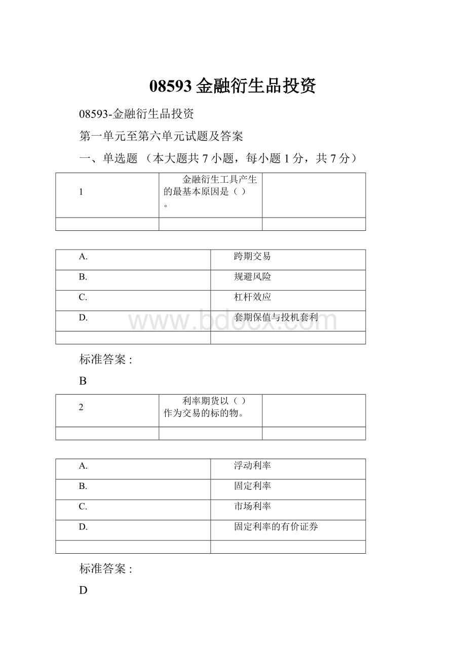 08593金融衍生品投资.docx_第1页