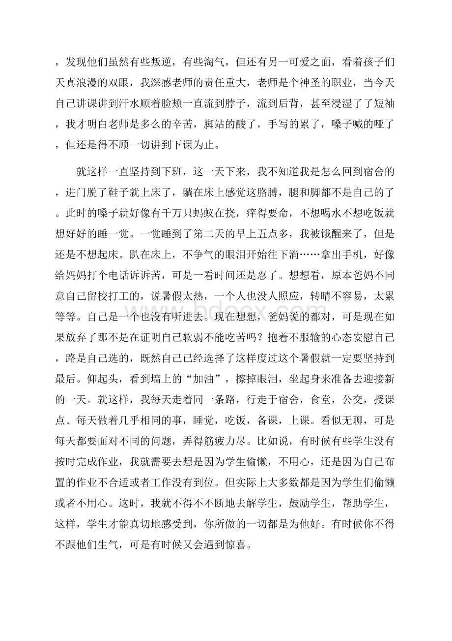 辅导老师社会实践报告范文.docx_第2页