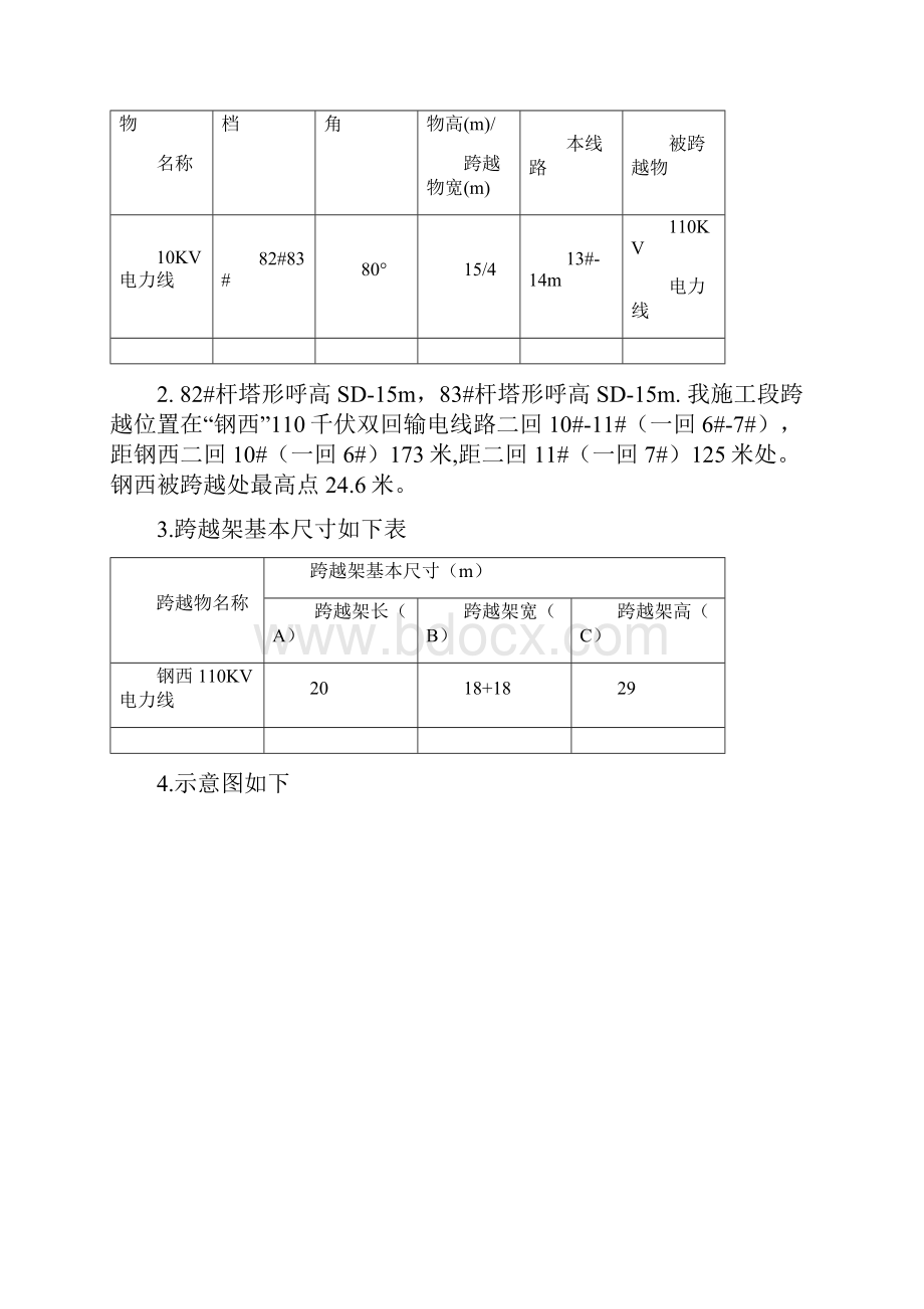 跨越110KV钢西线方案DOC.docx_第2页