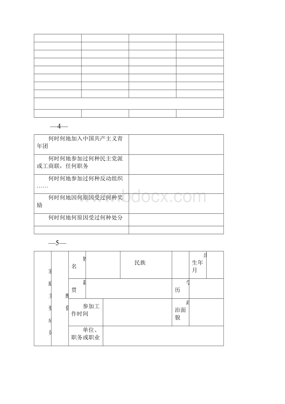 入党志愿书模板 B5打印.docx_第3页